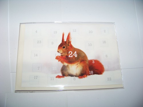 Adventskalender karte - adventskalender,