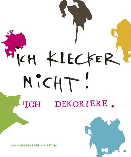 Brillenputztuch ich klecker - brillenputztuch,