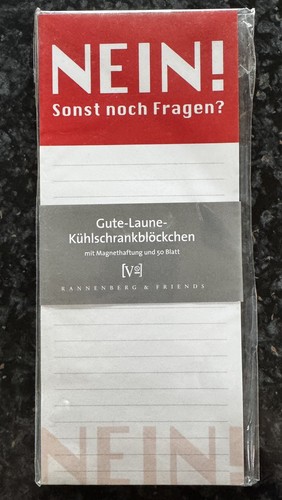Gute-Laune-Kühlschrankblöckc