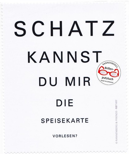 Brillenputztuch von rannenberg - brillenputztuch,