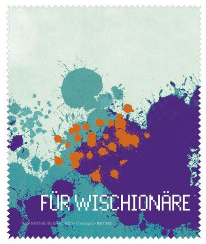 Farbliches brillenputztuch mit - farbliches,
