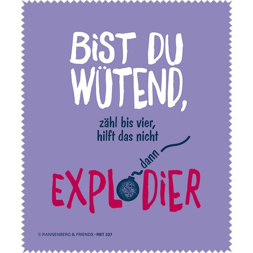 Brillenputztuch bist du - brillenputztuch,