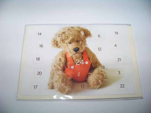 Adventskalender karte - adventskalender,